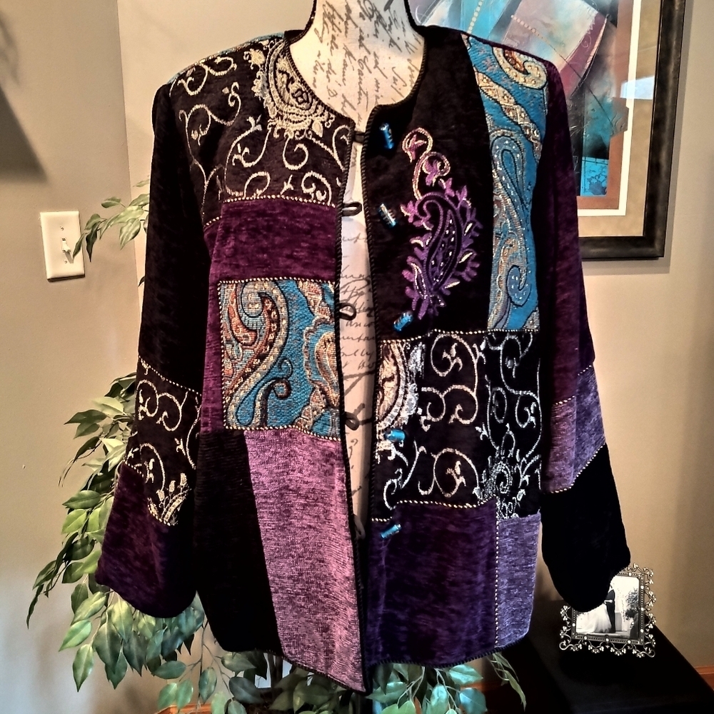 Vintage Medium Julia Ken Jacket Blazer! 80s Style!